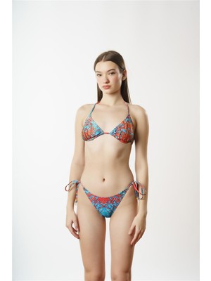 Louren B1812 Taşlı Küçük Üçgen Bikini Tk