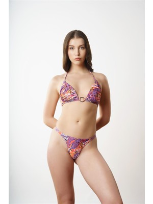 B1843 Kaplı Üçgen Bikini Tk