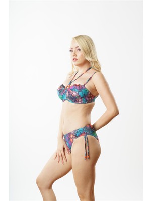 B1851 Boş Kaplı Straplez Bikini Tk