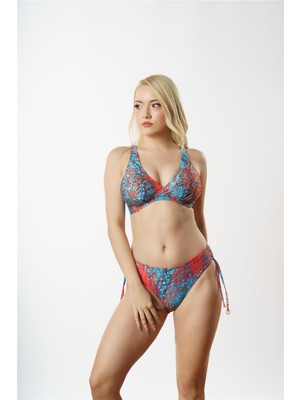 Louren B1811 Taşlı Geniş Üçgen Bikini Tk