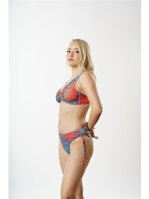 Louren B1811 Taşlı Geniş Üçgen Bikini Tk