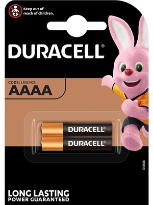 Duracell Ultra Aaaa Piller 1,5 V Alkalin Aaaa Pil, 2'li Paket