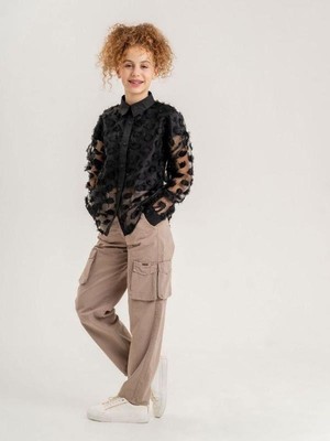 Zekids Kız Çocuk Organze Gömlek