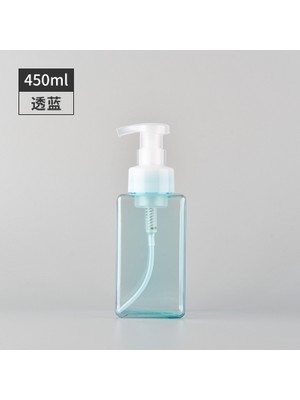 Yaci Shop Mavi-2 Tarzı 420ML Şeffaf Köpük Pompa Şişeleri Banyo Yüz Temizleyici El Dezenfektanı Sabun Şişeleri Basın Tipi Köpük Dispenseri 420 ml (Yurt Dışından)