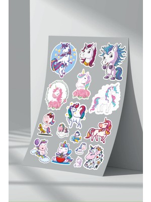 Stickermarket Unicorn Sticker Seti (1)