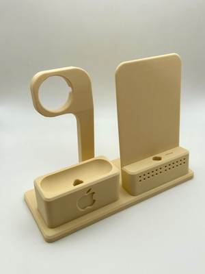 RdgTech  Apple Şarj Standı - Iphone, Apple Watch ve Airpod Uyumlu Masaüstü Şarj Organizeri