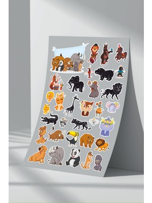 Stickermarket Sevimli Kahramanlar Sticker Seti (7)