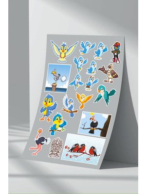 StickerMarket Sevimli Kahramanlar Sticker Seti (3)