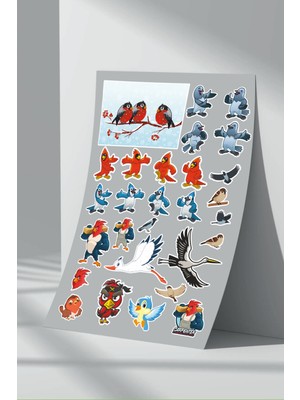 StickerMarket Sevimli Kahramanlar Sticker Seti (4)