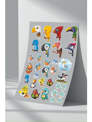 Stickermarket Sevimli Kahramanlar Sticker Seti (14)