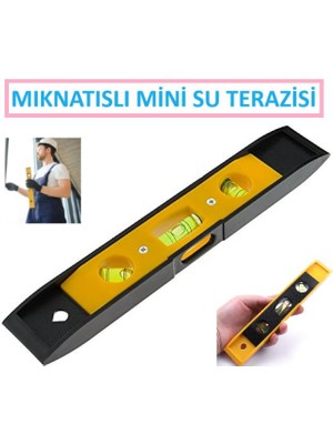 Optana Su Terazisi Mini Eğim Ölçen Terazi Mıknatıslı Çok Amaçlı Ölçüm 22CM Yüzey Ölçümü
