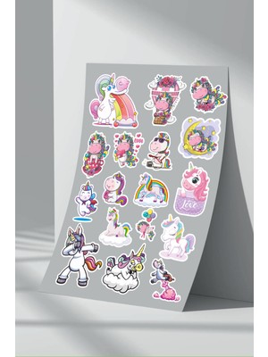 Stickermarket Unicorn Sticker Seti (2)