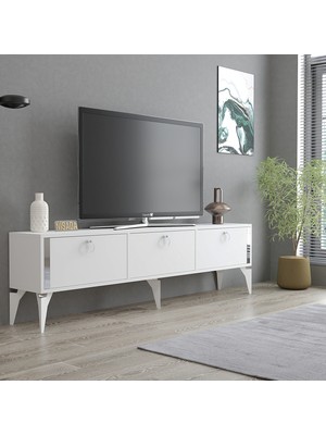 SVR Design Svr Tv Ünitesi Beyaz-Silver