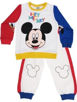 Bebelop Mickey Mouse Baskılı Alt Üst Takım