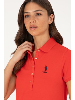 U.S. Polo Assn. Kadın Kırmızı Elbise (Örme) 50280038-VR030