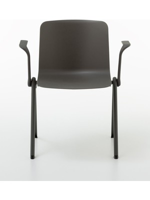 Bürotime Fast Sandalye, Sabit Kol, Boyalı Ayak & Antrasit