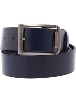 Tergan Lacivert Hakiki Deri Erkek Kemer - S1EK00000360-B20