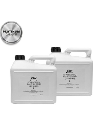 VRM Vernikrecinemarketi Rtv-2 Platinum Kalıp Silikonu (10 Shore) 10 kg