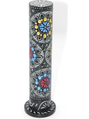 Keskin Obsidian Taşı Işlemeli Kule Tütsülük KSK2212