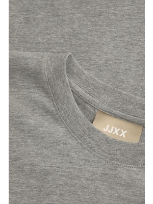 Jjxx Jxanna Kadın Gri T-Shirt 12200182-LIGHTGREYMELANGE