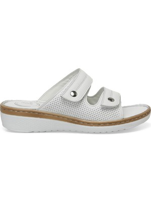 Polaris 5 Nokta 105128.Z4FX Beyaz Kadın Terlik