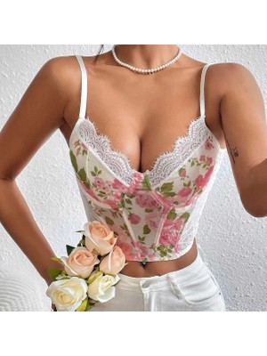 Dantel By Mls Dantel Rose Love Büstiyer Takım