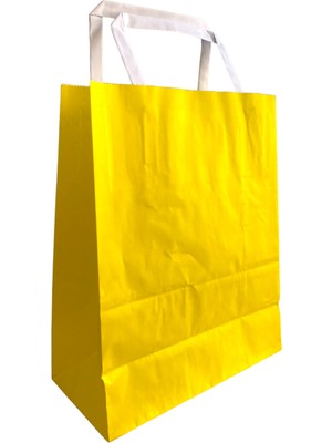 Umur Karton Çanta 9 x 18 x 23 Sarı 90 gr Kraft 1 Adet