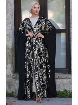 Safiante Siyah Kimono