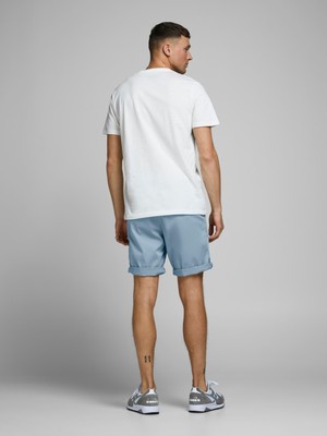 Jack & Jones Jpstbowıe Jjshorts Solıd Sa Sn Erkek Mavi Şort - 12165604