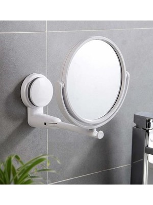 Haitn Katlanır Makyaj Aynası Duvara Montaj Matkap Olmadan Vanity Ayna Döner Banyo Aynası Emme Katlanır Kol Uzatma Tıraş Aynaları | Banyo Aynaları (Yurt Dışından)