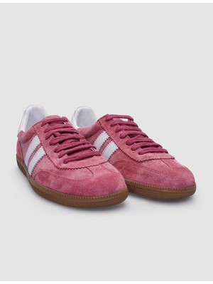 Cabani Pembe Bağcıklı Kadın Sneaker