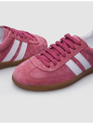 Cabani Pembe Bağcıklı Kadın Sneaker