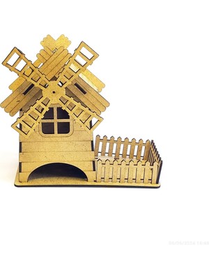 Eğitici Hobi Yel Değirmeni Boyama Maketi -Kendin Yap Etkinliği