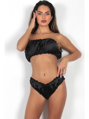 Doremi Dolgusuz Saten Askısız Bralet TAKIM-23516