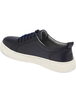 Tergan Lacivert Deri Erkek Sneaker - E24I1AY56609-A31