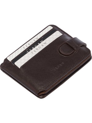 Tergan  Kahve Hakiki Deri Erkek Cüzdan - S1CE00001658-A8K