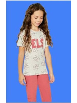 Elsima Bej Kız Pijama Takımı - Elsima - Bej - 3 Yaş - A3078-BEJ-3 Yaş