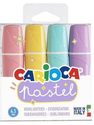 Carioca Pastel Işaretleme Kalemi 4’lü 43167