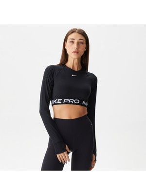 Nike Pro 365 Dri-Fit Kadın Siyah Antrenman T-SHIRT.010