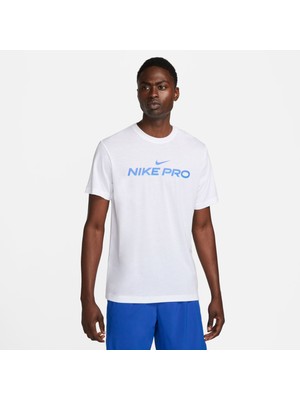 Nike Pro Dri-Fit Erkek Beyaz Günlük T-SHIRT.100