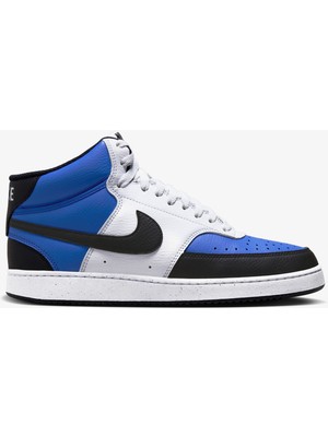 Nike Court Vision Mid Erkek Mavi SNEAKER.480