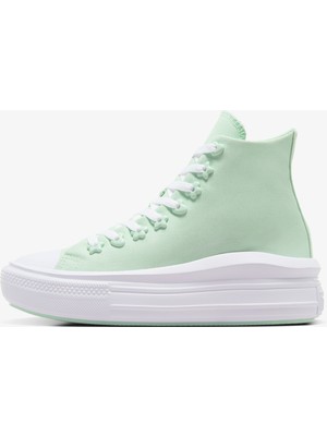 Converse Chuck Taylor All Star Motion Platform Stars Kadın Yeşil Sneaker A08100C.319