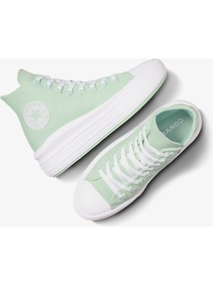 Converse Chuck Taylor All Star Motion Platform Stars Kadın Yeşil Sneaker A08100C.319