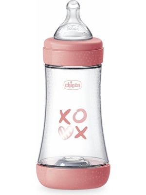 Chicco Perfect5 P5 Antikolik Biberon Pp 240ML Orta Akış Kırmızı