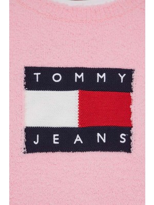 Tommy Hilfiger Tjw Center Flag Sweater Kadın Kazak