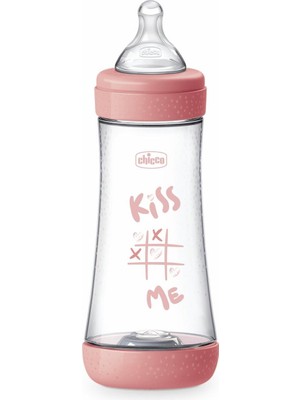 Chicco Perfect5 P5 Antikolik Biberon Pp 300ML Hızlı Akış Kırmızı