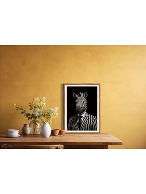 Decotorium Çerçeveli Tablo Anımal Kıngdom-End Serisi Mdf Tablo END/007