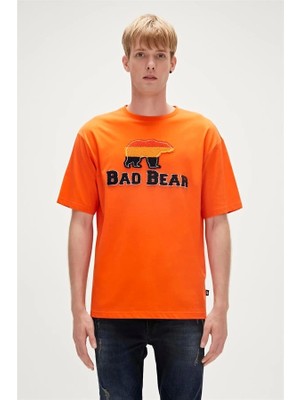 Bad Bear Üç Parçalı Turuncu Erkek Tişört