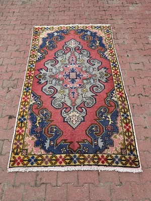 DesignEv 139X230 cm Eski El Dokuma Büyük Yün Anadolu Kilim