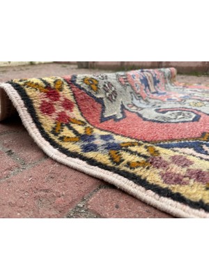 DesignEv 139X230 cm Eski El Dokuma Büyük Yün Anadolu Kilim